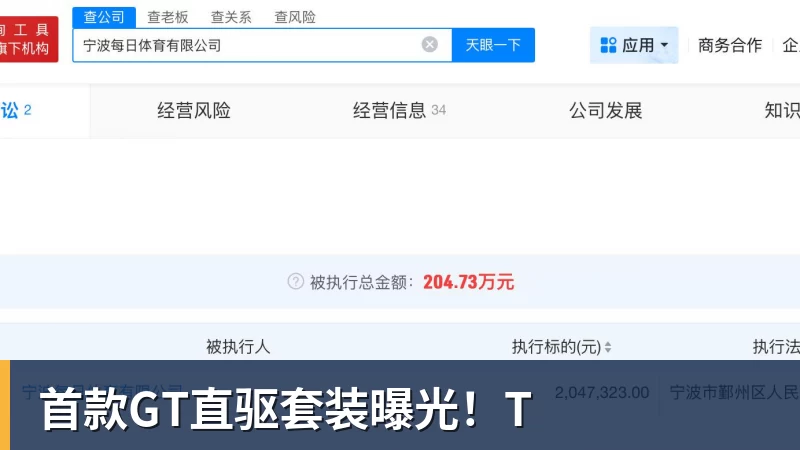 首款GT直驱套装曝光！T